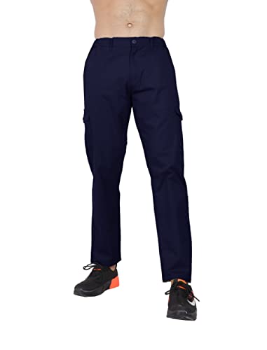 Image of Big Button Mens Regular Fit Casual Cotton Cargo Pant