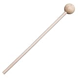 RiToEasysports Baquetas Percusión, Material Didáctico para Educación Temprana, Mazo Xilófono, Cabeza Redonda Madera 2,5 cm for Niños Música Escuela Hogar
