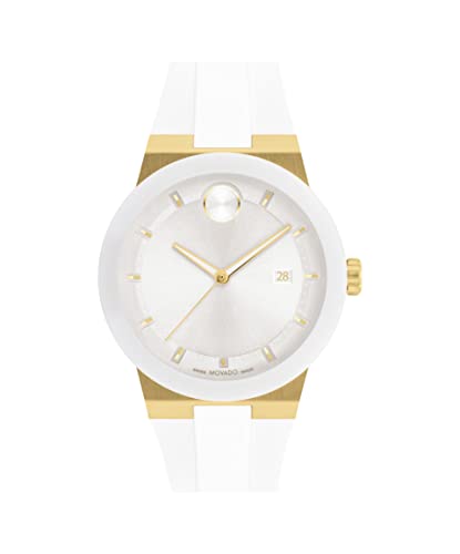 Movado Bold Fusion Men's Watch - Swiss Quartz 3H Movement, Silicone Strap - 5 ATM Water Resistance - Luxury Fashion Timepiece for Him - 42.30mm