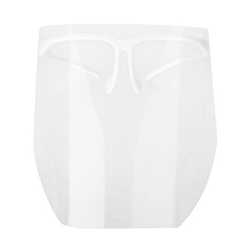 Masque Facial de Protection Dentaire, Paquet de 10 Visières Antibuée pour la Maison, le Magasin et L'usage Professionnel (WHITE)