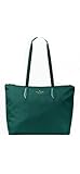 Kate Spade New York Mel Packable Nylon Tote (Deep jade)