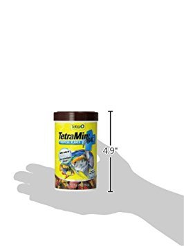 Tetra TetraMin Plus Tropical Flakes 2.2 Ounces, Nutritionally Balanced Fish Food With Added Shrimp