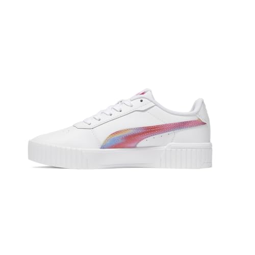 PUMA Kids Girls Carina 2.0 Groovin Lace Up Sneakers Shoes Casual - White3