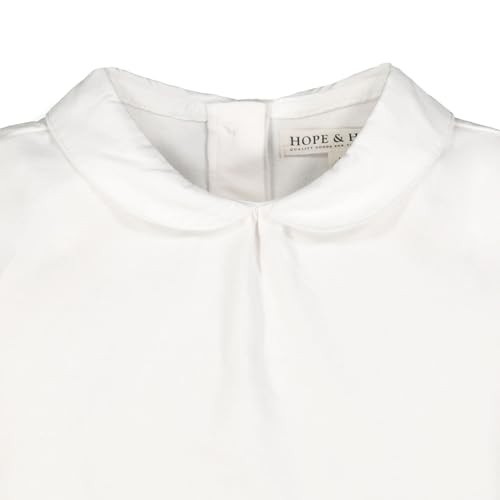 Image of Hope & Henry Girls' Peter Pan Mix Media Top