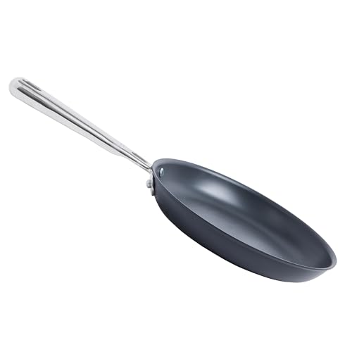 Misen 8 Inch Pre-Seasoned Carbon Steel Fry Pan Lightweight Even Heating Heat Retention Oven Safe to 500F Ideal for Searing Sauting and Frying Versatile Durable Easy to Clean