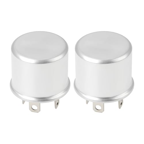ECSiNG 2 Piezas Relé Intermitente Corto para Motocicleta 12 V 23 W 3 Pines 2F0-83350-70 Compatible con Kawasaki Y Compatible con Honda