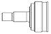 Produktbild GSP Gelenksatz Antriebswelle 844002