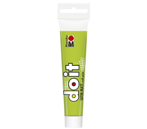 Marabu DO IT Craft Paint, 36 ml calce, vernice acrilica semilucida per bricolage, artigianato e hobby, vernice a base d'acqua, resistente alle intemperie, resistente alla luce, vegan, 12760076154