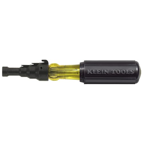 Klein Tools 85191 Screwdriver / Conduit Reamer, Made in USA, Conduit Fitting and Reaming Screwdriver for 1/2-Inch, 3/4-Inch, and 1-Inch Thin-Wall Conduit