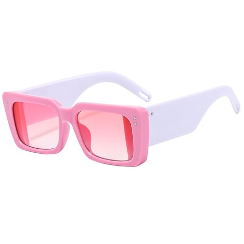 Gafas de Sol para Mujeres Hombres Retro Marco Grande Gafas de Sol Sombras UV400 señoras Gafas