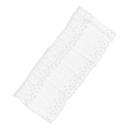 CONGARTENO Cortina de Encaje para Aire Acondicionado Montada Pared Deflector Viento Directo Protector para Pantalla Tv Decoración Instalación sin Taladrar