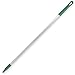 SPARTA Adjustable Aluminum Broomstick, 48” Mop and Broom Handle Replacement with Color-Coded System for Environments with Harsh Cleaning Agents, Aluminum, 48 Inches, Green