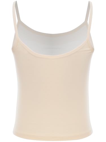 Kids Girls Seamless Tank Top Workout Sports Bra Spaghetti Strap Crop Tank Top Quick Dry Undershirts4