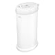 Ubbi Steel Odor Locking Nappy Bin, No Special Bag Required Money Saving, Awards-Winning, Modern Design Registry Must-Have Diaper Pail, Matte White
