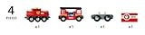 BRIO World Fire & Rescue Rescue Fire Toy Train for Kids Age 3 Years Up - Image 2