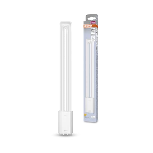 OSRAM Dulux LED, 2G11 base, óptica mate, Blanco frío (4000K), 1500 Lumen, sustituto de 24W iluminante 1 paquete