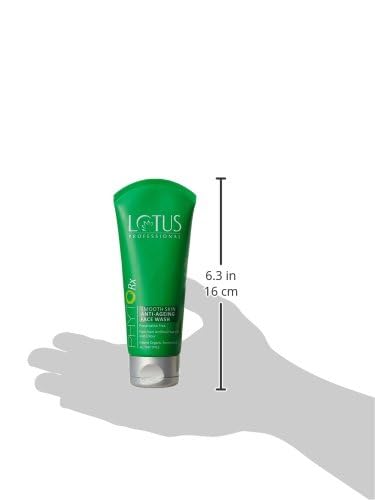 Lotus Professional PhytoRx Smooth Skin Anti-Ageing Face Wash | Age-Defying Cleansing Gel| For Women & Men | Brightens Skin & Reduces Signs of Ageing | Hydrating & Non-Drying | Paraben & Preservative Free | Suitable For All Skin Types| 80g 1