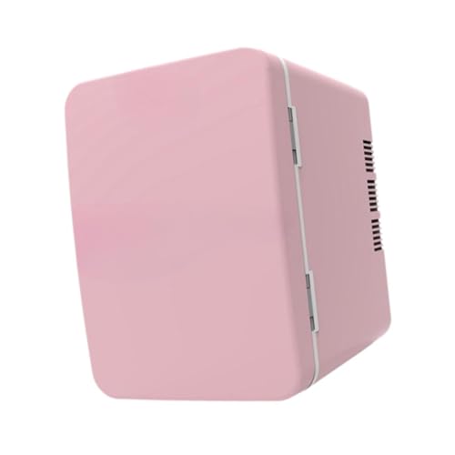 Mini Small Fridge 4L Drink Portable Drinks Fridge for Office Camping Outdoor Pink