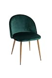Regalos Miguel - Sillas Comedor - Silla Vint Terciopelo - Verde