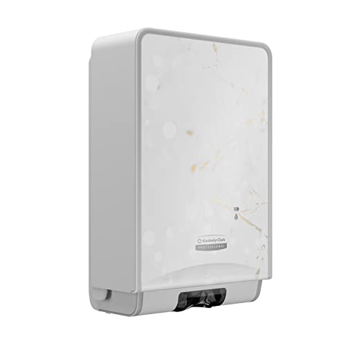 Image of Kimberly-Clark Professional ICON Automatic Soap and Hand Sanitizer Dispenser (58734), with Cherry Blossom Design Faceplate, 11.5 inch x 7.5 inch x 3.98 inch (Qty 1)