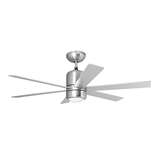 Orbegozo CP 50120 - Ventilador de techo con luz y mando a distancia, 6 aspas, 120 cm de diámetro, potencia de 65 W, 3 velocidades