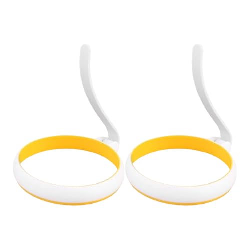 Anillo Para Cocinar Huevos | 2 Piezas Molde Formador Circular Para Cocción De Huevos - Molde Antiadherente Para Tortillas Tostadas Sándwiches Preparación De Comidas Brunch Hamburguesas Tortitas