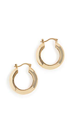 SHASHI Women's Gianna Small Hoop Earrings, Yellow Gold, One Size SHASHI Women's Gianna Small Hoop Earrings, Yellow Gold, One Size