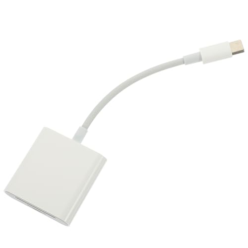 Gadpiparty Lector de Tarjetas USB-c Multifuncional con Adaptador de Memoria para y Cable OTG Resistente de Abs Transferencia Rápida Compatible con Portátiles y Teléfonos