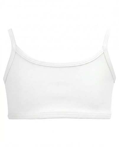 Image of City Threads Girls Bikini Top Only UPF 50+, Bathing Suit Top for Girls, Made in the USA