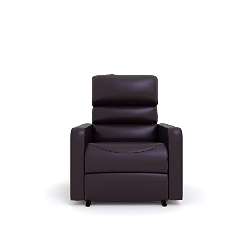 Image of The Couch Cell | Manual Recliner Chair | Leatherette Upholstered Recliner | Single Seater Comfortable Recliner | Premium for Living Room Bedroom Home Seating