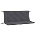 vidaXL Cojines de Banco de Jardín 2 uds, Cojines con Respaldo, Almohadillas de Asiento, Cojín para Patio Salón, Tela Oxford Gris Antracita 120x50x7 cm