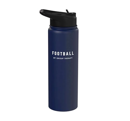 American Football My Group Therapy - Fútbol americano Stainless Steel Insulated Water Bottle