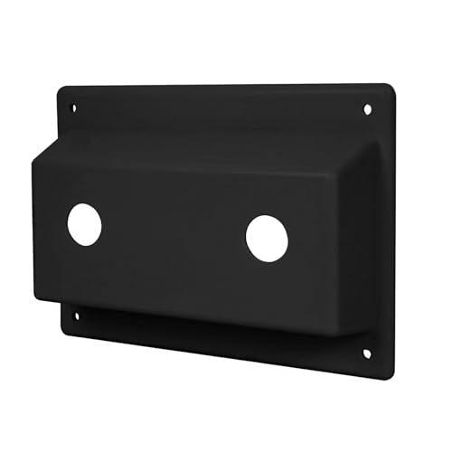 Faucet Bezel Stand Off Faucet Cover Replacement for RV caravans Shower，Black Faucet Cover mounting kit for RV Showers