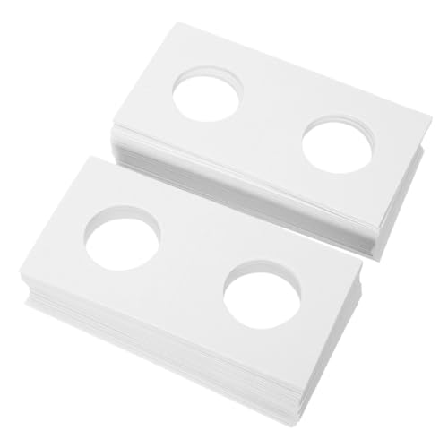 HAPINARY 50Pcs Cardboard Coin Holders Coin Flips for Organizing Coins Elegant Design for Collectors Coin Storage Supplies for Coin Collection and Display