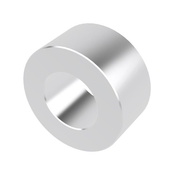 Aluminum Spacer 3/4" OD x 3/8" ID x Choose Your Length, Round Spacer Unthreaded Standoff Bushing Plain Finish, Fits Screws Bolts 3/8" or M10 by Metal