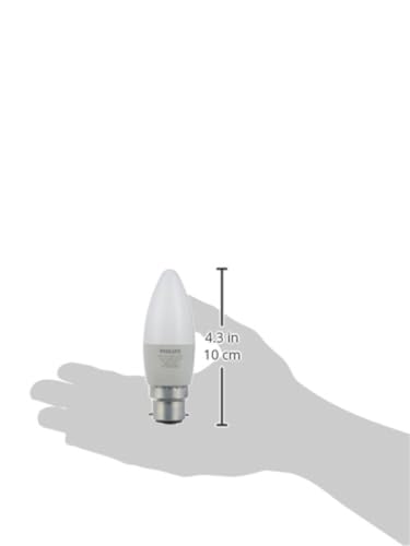 Image of PHILIPS LED Candle Bulb SceneSwitch 5W | 3 in 1 Cool Daylight Neutral White Warm White | B22 Bayonet Base | Dimmable Ambience Switch Light | For Decorative Fixtures and Chandeliers | Pack of 1
