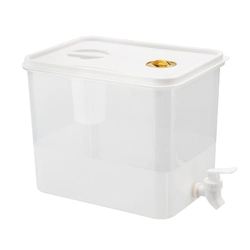 Iced Beverage Dispenser Drink Dispenser Tea Lemonade Cans Jug Fridge Beverage Dispenser Container for Wedding Parties Travel, 10L