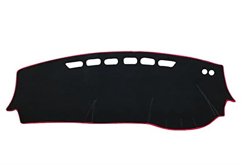 Tapis de tableau de bord Nissan Kicks P15 2016-2020 bord rouge