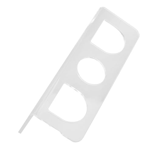Ciieeo Soporte para Colgar Herramientas Calientes en Baño, Organizador de Pared sin Clavos, Acero 3 MM, Diseño Triple Orificio 17.5X5.6X5.6 CM, para Plancha, Secador y Rizador