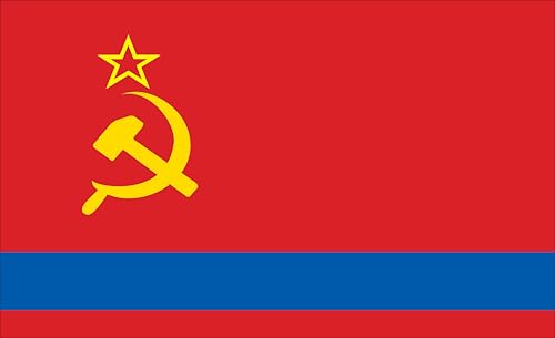Drapeau du Kazakhstan 90 x 60 cm idéal contre l'effilochage