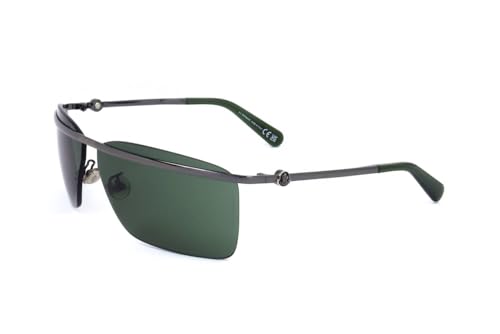 Image of Moncler Sunglasses ML 0257 Niveler 12N Silver, Green /