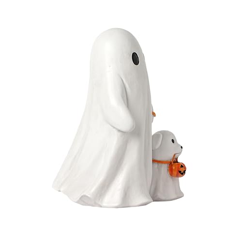 Estatua de Fantasma con Perro para Halloween de 8.9 pulg miniatura 4