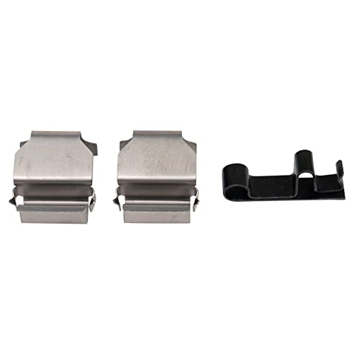 Image of TRQ Rear Brake Caliper Set Brackets Hardware Zinc Coated Compatible with 2009-2011 Mitsubishi Lancer 2007-2013 Outlander