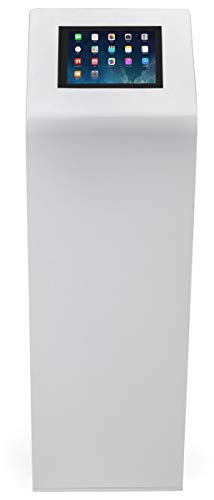 Image of Displays2go 12.9 Inch Tablet Kiosk Stands with Locking Enclosure - (IPGRAND12WH)
