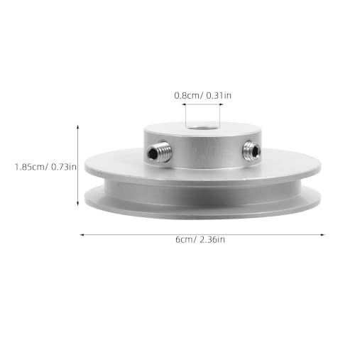 Polea de motor de 8mm de aluminio para proyectos de taladro 2