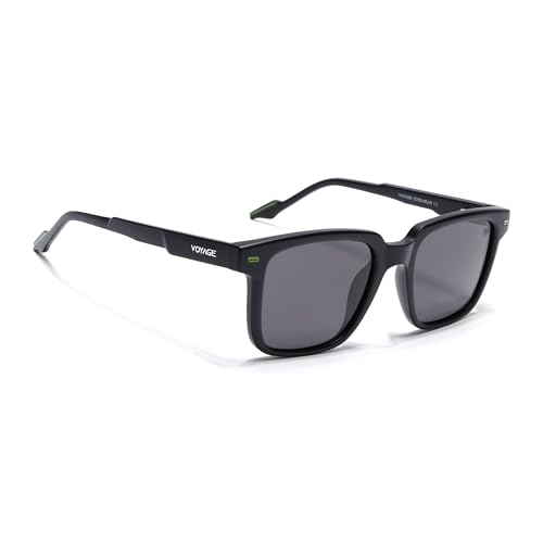 Image of Voyage Square UV Protected & Polarized Sunglasses for Men & Women
