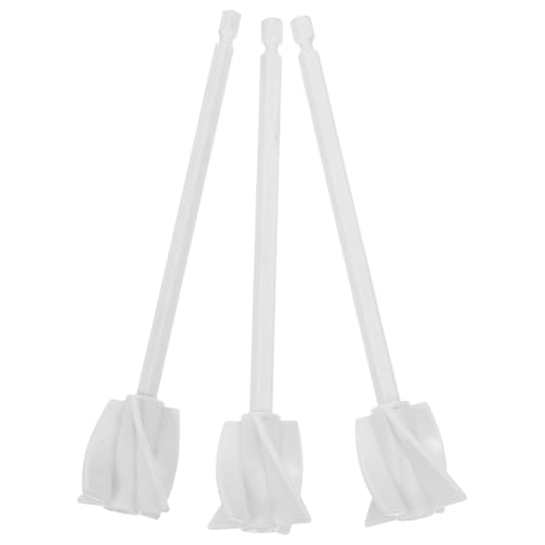 LOORGVEL 3 Piezas Accesorios de Paleta Mezcladora para Taladro Kit para Resina Epoxi Mezcla de Pintura y Jabón Herramienta Versátil para Resina y Cemento Taller