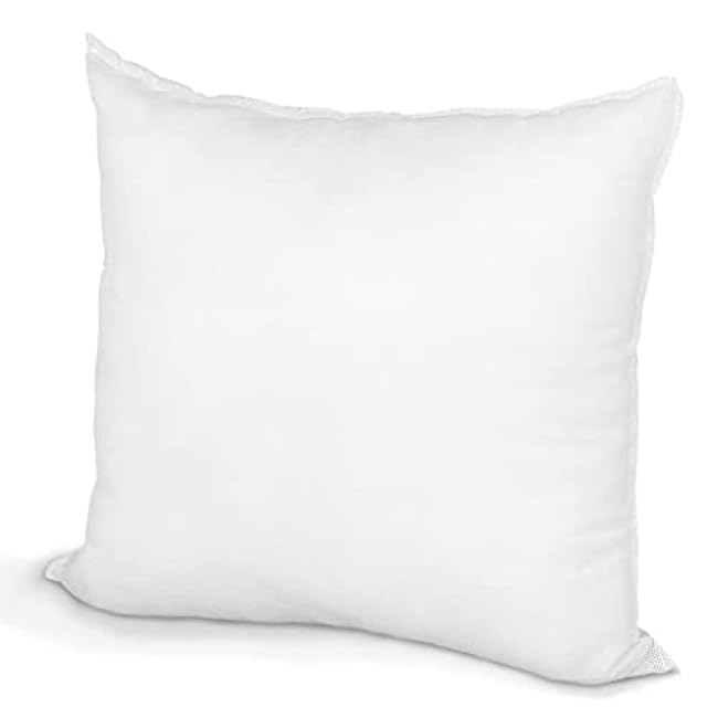 Hometex Throw Pillow Insert 28 x 28 Polyester Filled Standard Cover