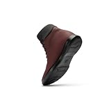  MUROEXE - Materia Boot - Botas estilo Combat Unisex Casual – Impermeables (Grape -41)