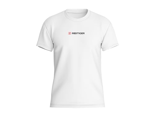 Unisex Cotton Casual T-Shirt, Crew Neck, White